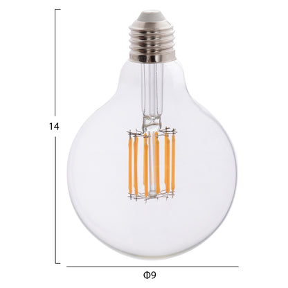 Light Bulb ΗΜ4049.01 Globo Led Filament 12w E27 3000k Clear