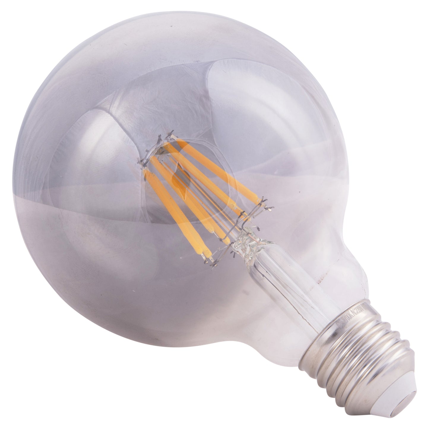 Light Bulb Hm4050.03 Globo Led Filament 8w E27 3000k Smoke Dimmable