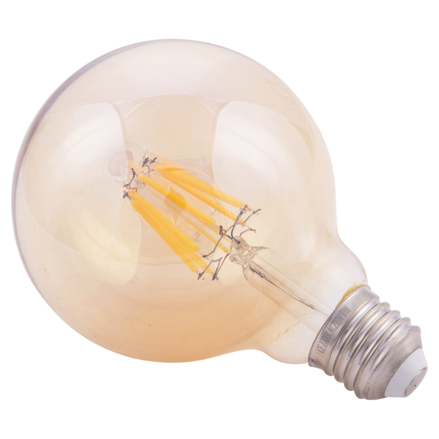 Light Bulb Hm4050.02 Globo Led Filament 8w E27 3000k Gold Dimmable