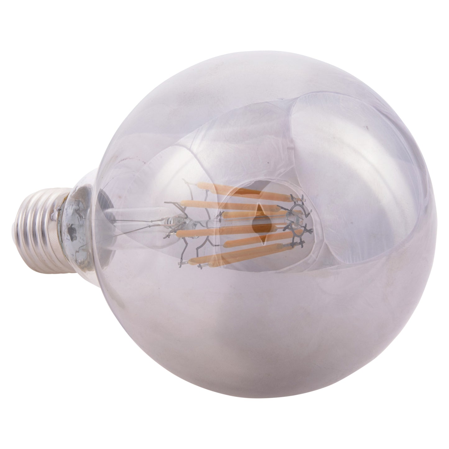 Light Bulb Hm4050.03 Globo Led Filament 8w E27 3000k Smoke Dimmable
