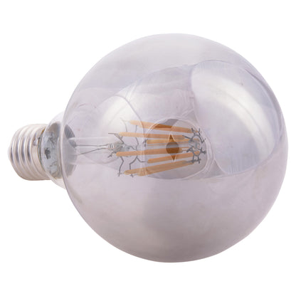 Light Bulb Hm4050.03 Globo Led Filament 8w E27 3000k Smoke Dimmable