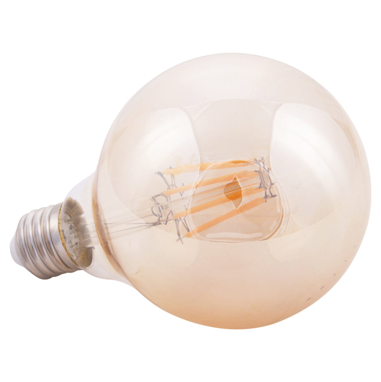Light Bulb Hm4050.02 Globo Led Filament 8w E27 3000k Gold Dimmable