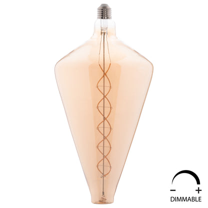 Light Bulb Hm4054.02 Led Filament 8w E27 3000k Gold Color Dimmable
