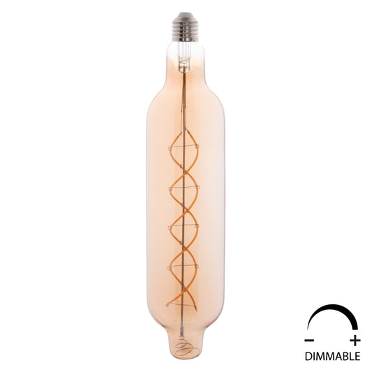 Light Bulb Hm4055.02 Jhd-nw7775 Led Filament 8w E27 3000k Gold Color Dimmable