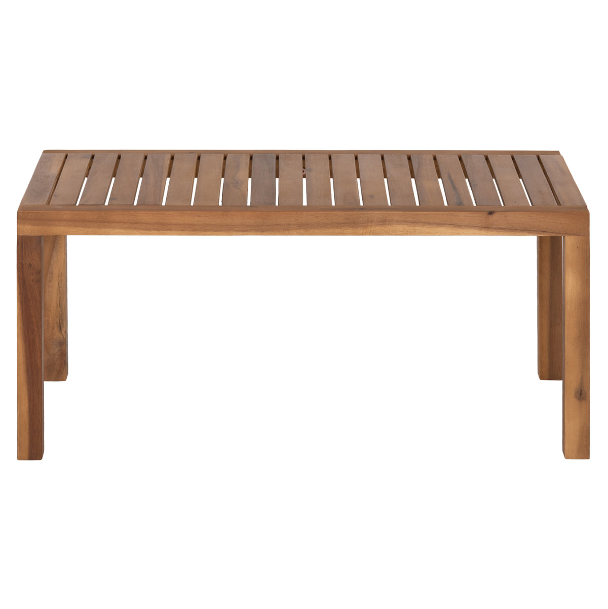 Outdoor Lounge Set 3pcs Fornel Hm10988 Acacia Wood In Natural