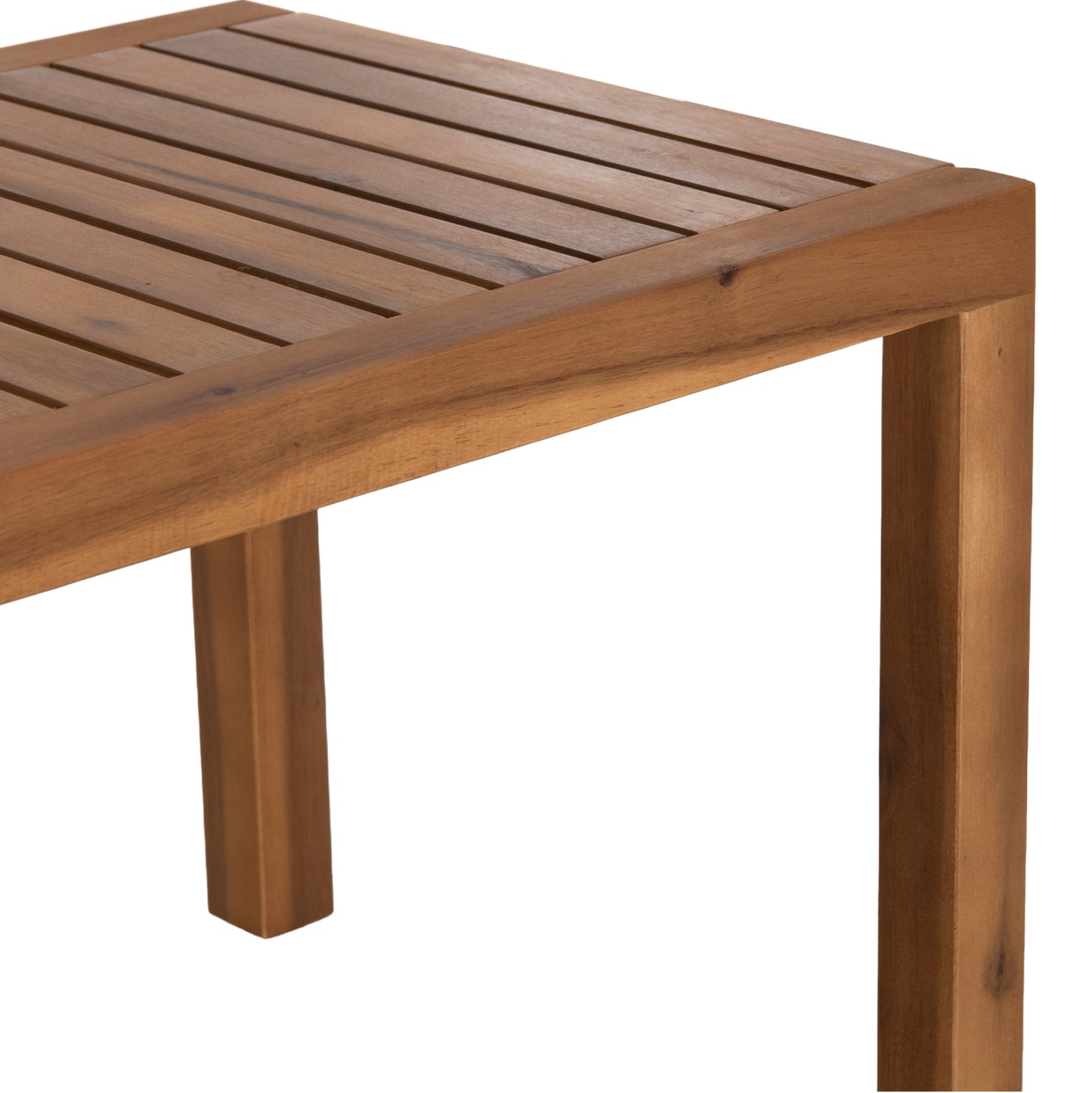 Outdoor Lounge Set 3pcs Fornel Hm10988 Acacia Wood In Natural