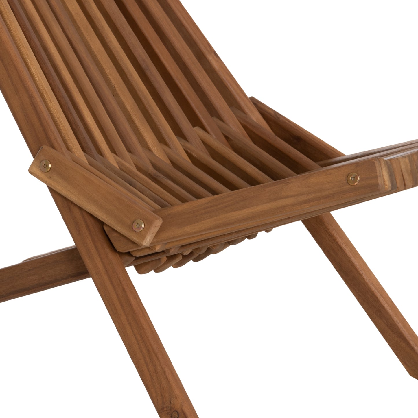 Outdoor Lounge Set 3pcs Shigan Hm10993 Acacia Wood--head Cushion In Beige