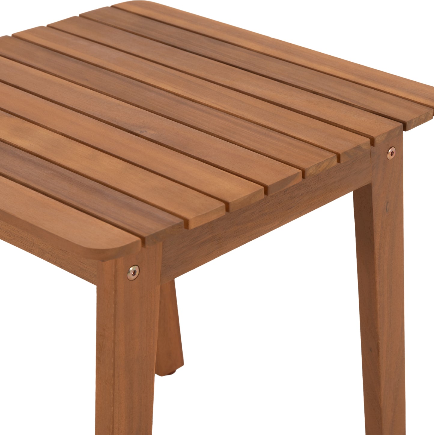 Lounge Set Solara Hm10892 Coffee Table & 2 Lounge Armchairs--acacia Wood-ecru Cushions