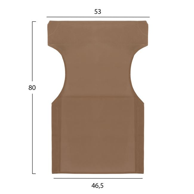 Pillow Mocha Color 2x1 For Director's Armchair Hm5272.04 46.5χ53χ80