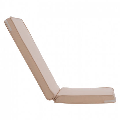 Pillow For Chair With Back Polyester Chios Beige Hm11238.01p 117(45+72)x45x5cm