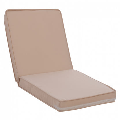Pillow For Chair With Back Polyester Chios Beige Hm11238.01p 117(45+72)x45x5cm