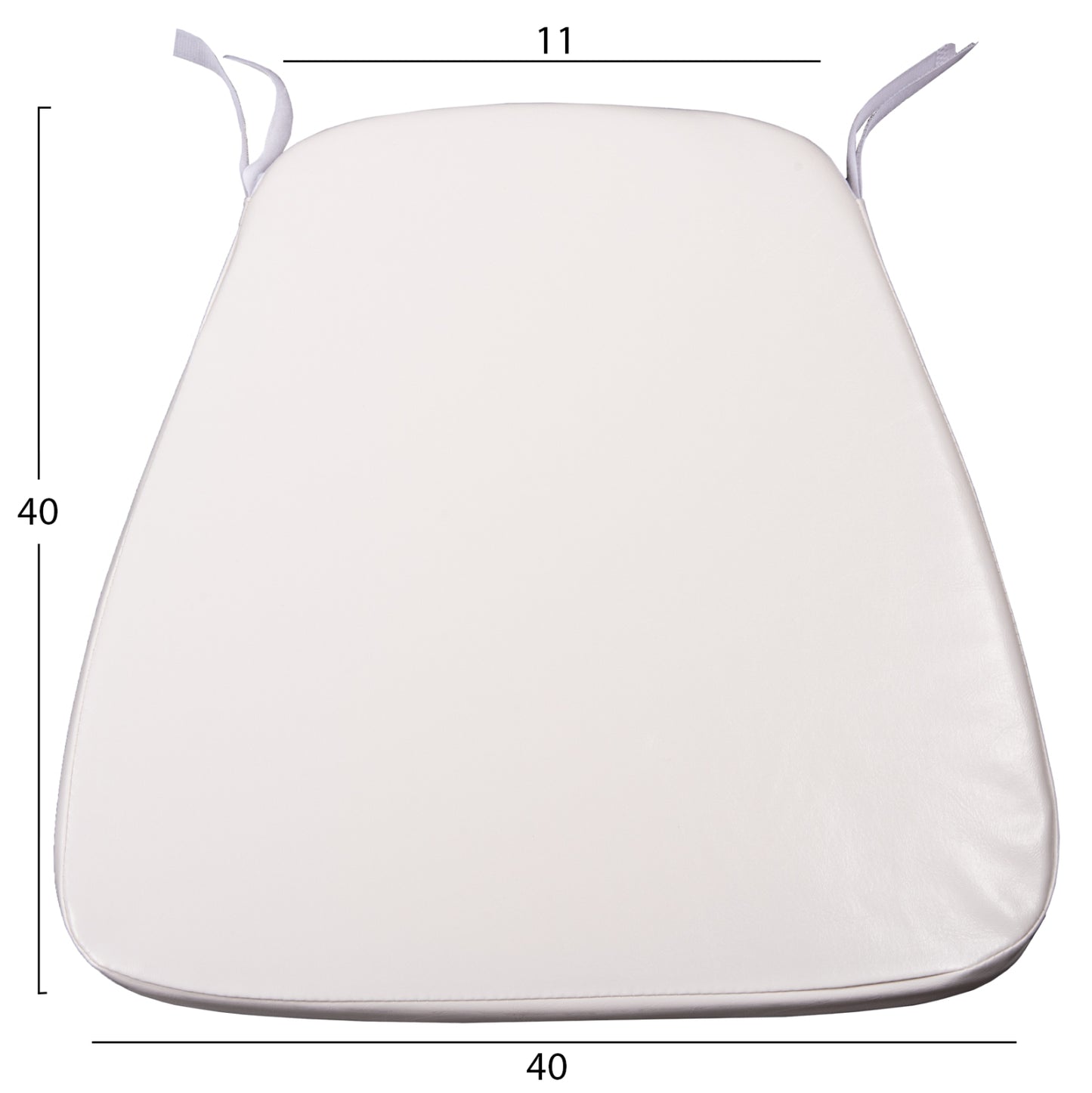 Cushion Tiffanys Hm8058.41c White Pu Leather 3cm.thick