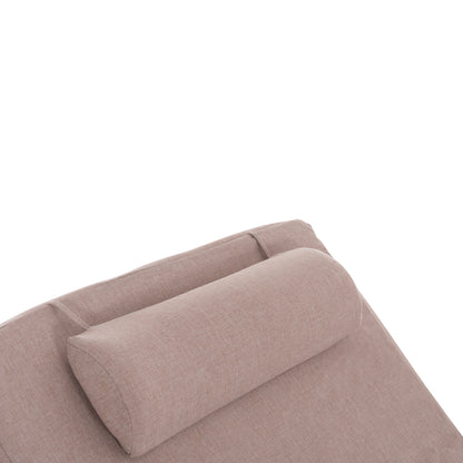 Sunlounger Cushion Kihei Hm21094.02 Olefin In Beige With Foam Filling 198x70x20hcm.