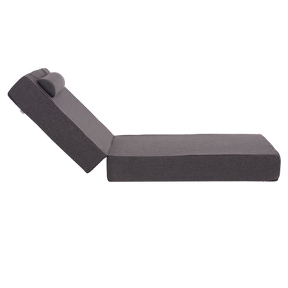 Sunlounger Cushion Kihei Hm21094.03 Olefin In Dark Grey With Foam Filling 198x70x20hcm.
