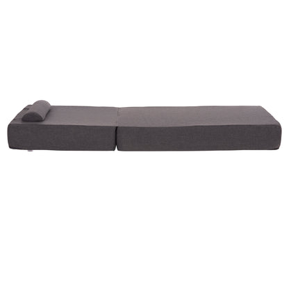 Sunlounger Cushion Kihei Hm21094.03 Olefin In Dark Grey With Foam Filling 198x70x20hcm.