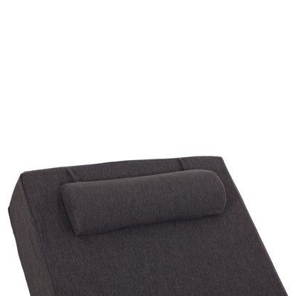 Sunlounger Cushion Kihei Hm21094.03 Olefin In Dark Grey With Foam Filling 198x70x20hcm.