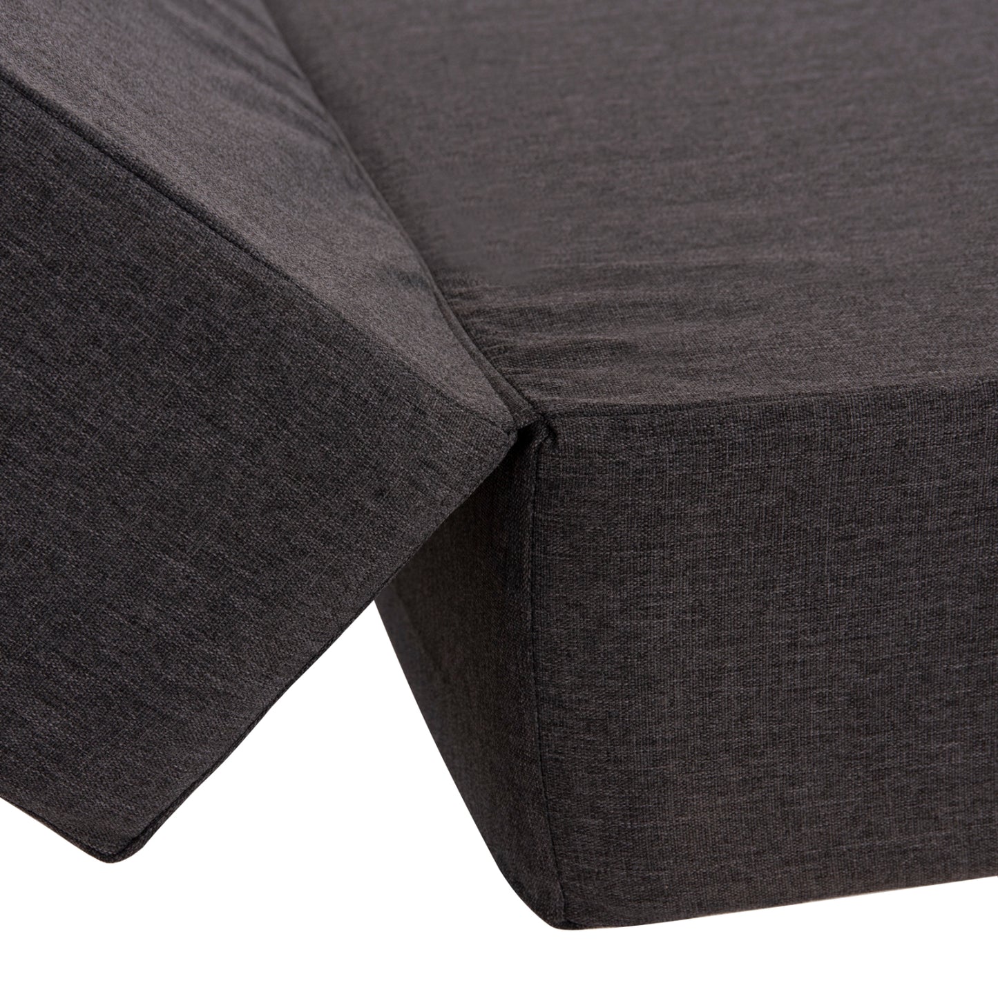Sunlounger Cushion Kihei Hm21094.03 Olefin In Dark Grey With Foam Filling 198x70x20hcm.