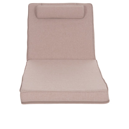 Sunlounger Cushion Akino Hm21095.01 Olefin In Beige With Foam Filling 190x70x10hcm.