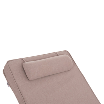 Sunlounger Cushion Akino Hm21095.01 Olefin In Beige With Foam Filling 190x70x10hcm.