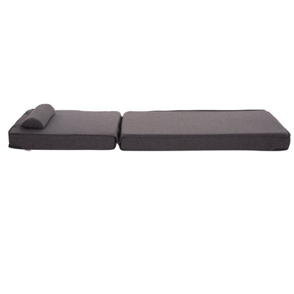 Sunlounger Cushion Akino Hm21095.02 Olefin In Dark Grey With Foam Filling 190x70x10hcm.