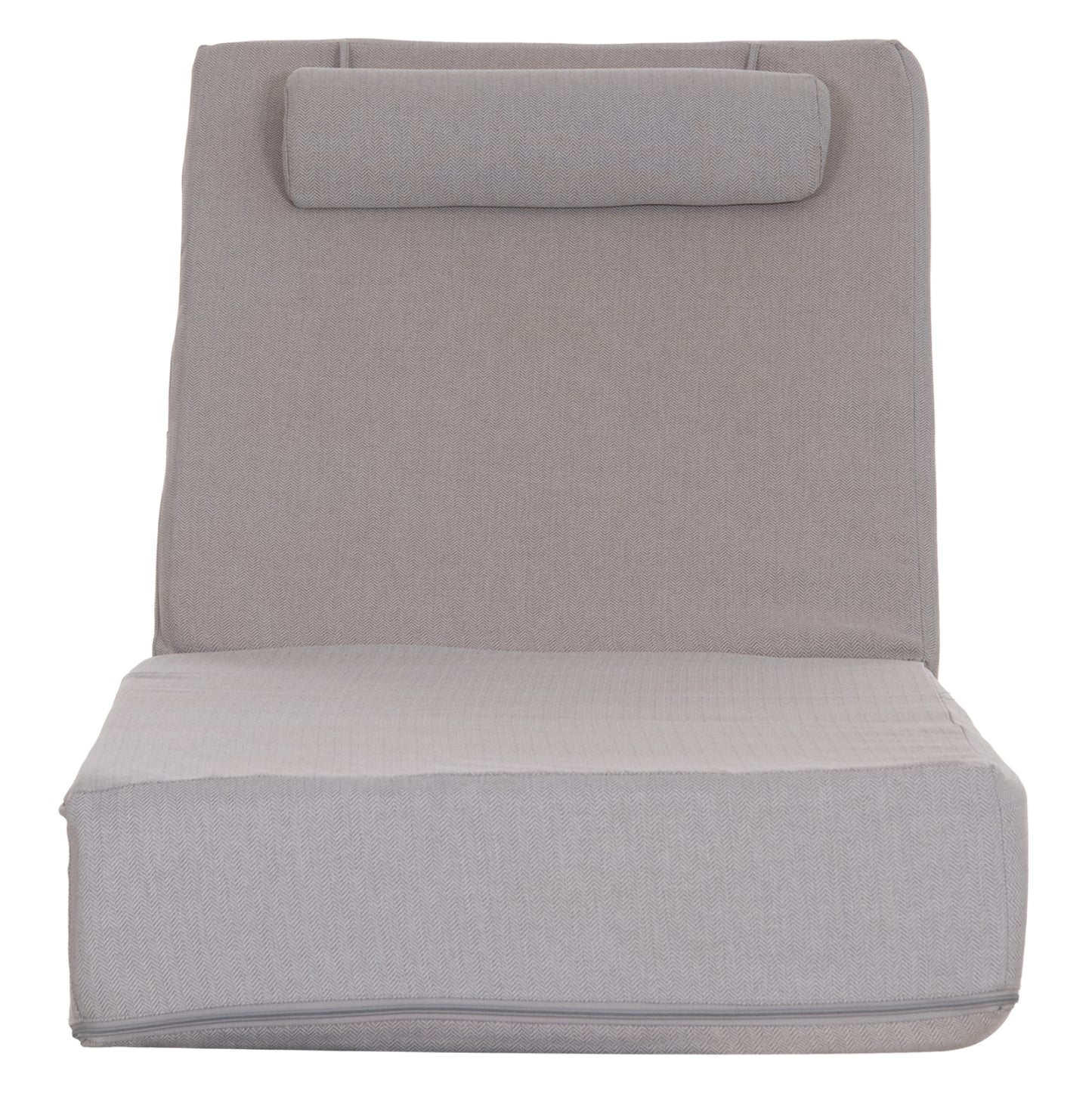 Sunlounger Cushion Kihei Hm21124 Olefin In Herringbone With Foam Filling 195x70x21hcm.