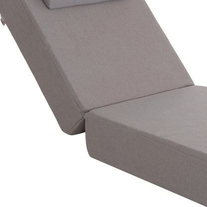 Sunlounger Cushion Kihei Hm21124 Olefin In Herringbone With Foam Filling 195x70x21hcm.