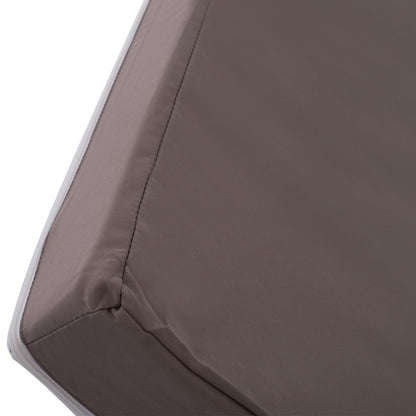 Sunbed Pillow Polyester Sifnos Grey Hm11235.10p 198(119+1+78)x70x10cm