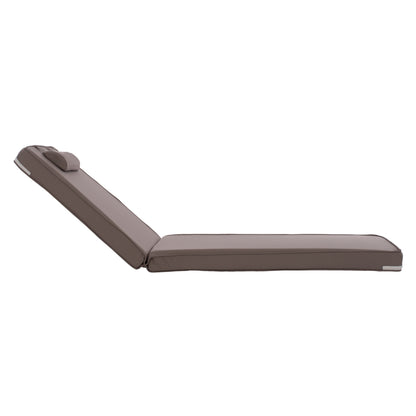 Sunbed Pillow Polyester Chios Grey Hm11236.10p 196(117+1+78)x58x8cm