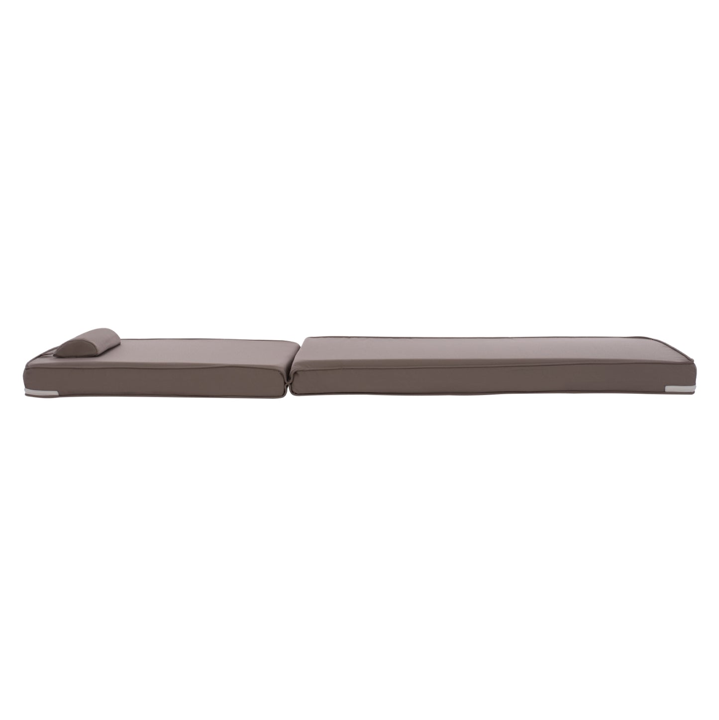 Sunbed Pillow Polyester Chios Grey Hm11236.10p 196(117+1+78)x58x8cm