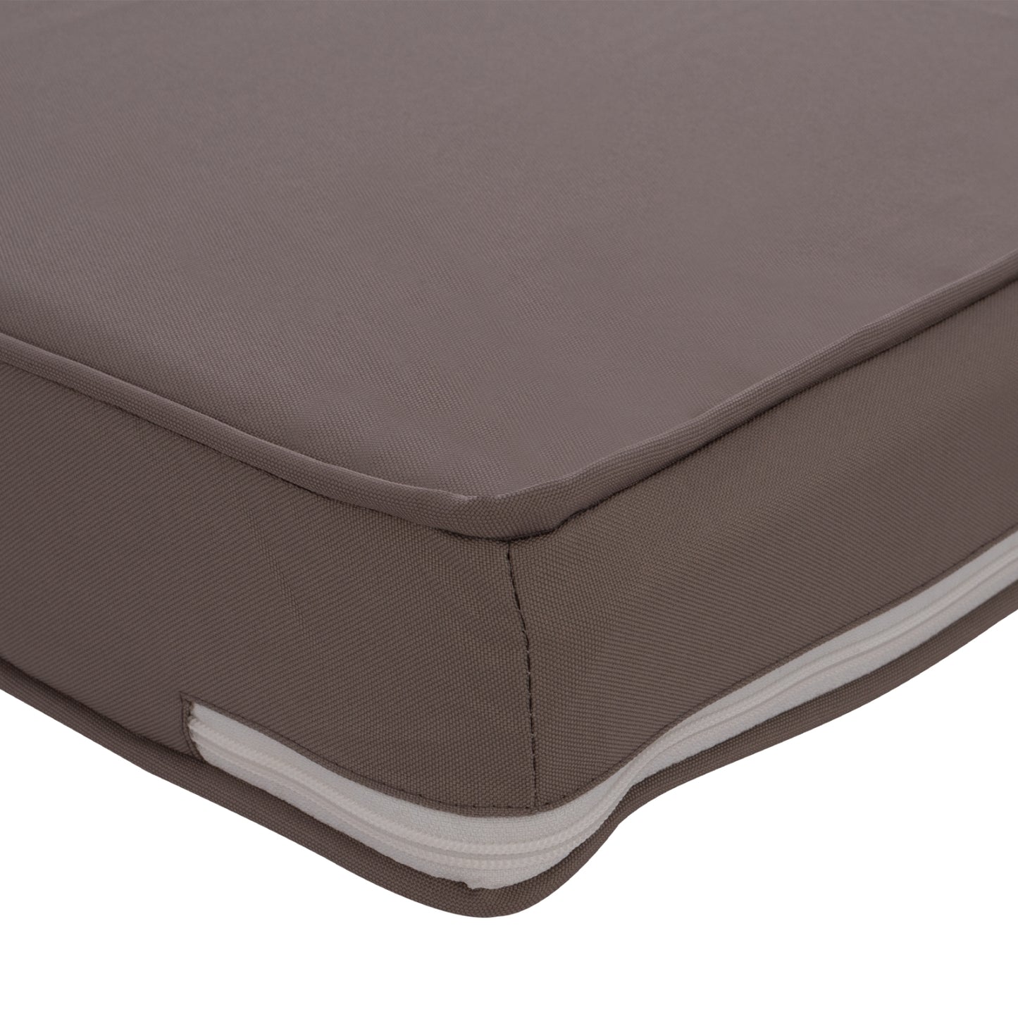 Sunbed Pillow Polyester Chios Grey Hm11236.10p 196(117+1+78)x58x8cm
