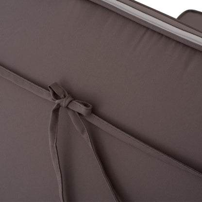 Sunbed Pillow Polyester Chios Grey Hm11236.10p 196(117+1+78)x58x8cm