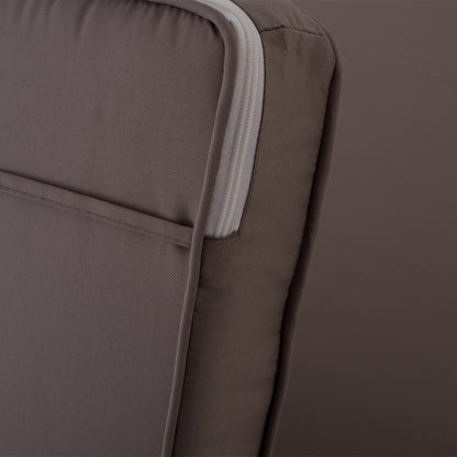 Sunbed Pillow Polyester Chios Grey Hm11236.10p 196(117+1+78)x58x8cm