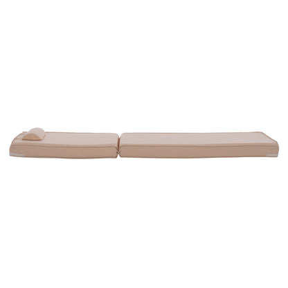 Sunbed Cushion Polyester Chios Beige Hm11236.01p 196(117+1+78)x58x8cm