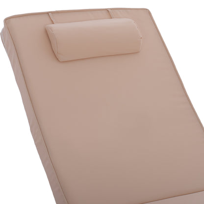 Sunbed Cushion Polyester Chios Beige Hm11236.01p 196(117+1+78)x58x8cm