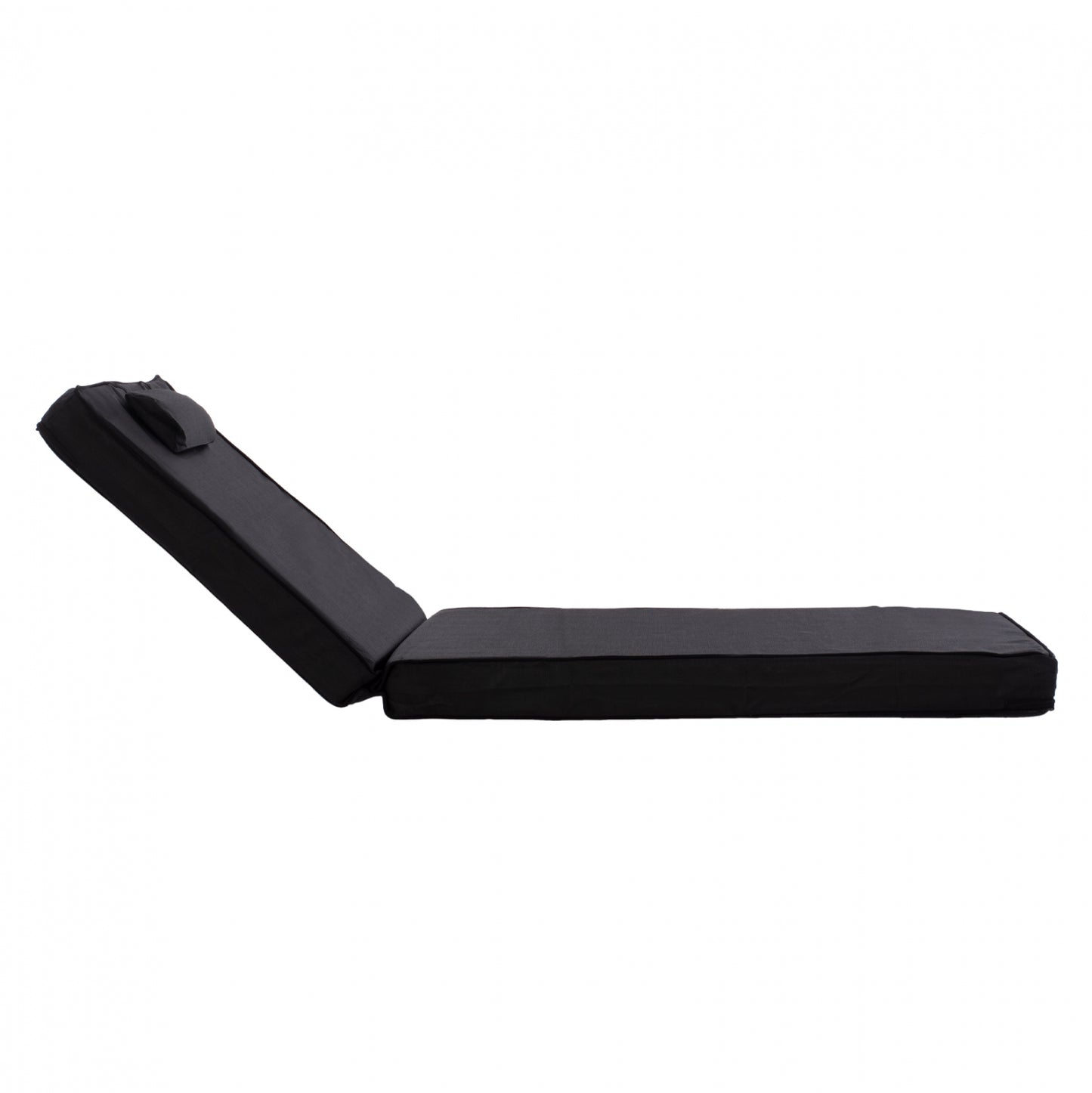 ΜΑΞΙΛΑΡΙ ΞΑΠΛΩΣΤΡΑΣ Textilene 600gr/m2 2x1 SifnoΜΑΥΡΟ Hm11237.05t 194x70x11 εκ.