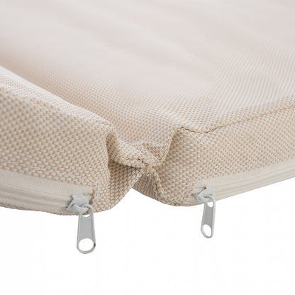 Sunbed Cushion Textline Sifnos Beige Hm11234.60t 196(117+1+78)x58x5cm
