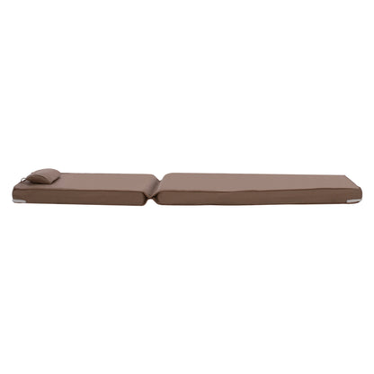 ΜΑΞΙΛΑΡΙ ΞΑΠΛΩΣΤΡΑΣ Textilene 600gr Sifnos ΜΟΚΑ Hm11236.04t 196(117+1+78)x58x9εκ.