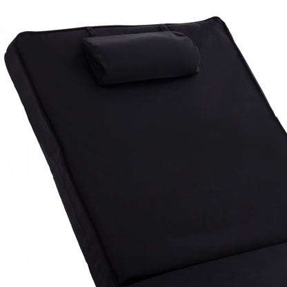 ΜΑΞΙΛΑΡΙ ΞΑΠΛΩΣΤΡΑΣ Textilene 600gr/m2 2x1 SifnoΜΑΥΡΟ Hm11237.05t 194x70x11 εκ.