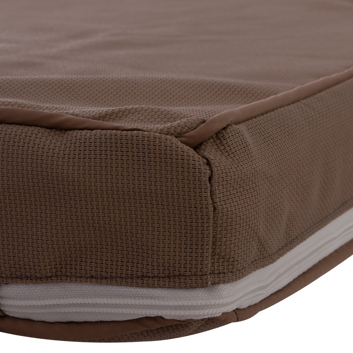 ΜΑΞΙΛΑΡΙ ΞΑΠΛΩΣΤΡΑΣ Textilene 600gr/m2 2x1 Sifnos ΜΟΚΑ Hm11237.04t 194x70x11εκ.