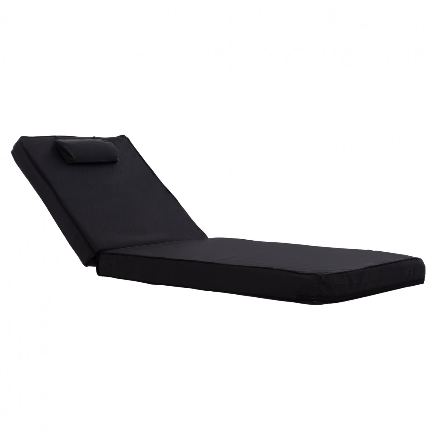 ΜΑΞΙΛΑΡΙ ΞΑΠΛΩΣΤΡΑΣ Textilene 600gr/m2 2x1 SifnoΜΑΥΡΟ Hm11237.05t 194x70x11 εκ.