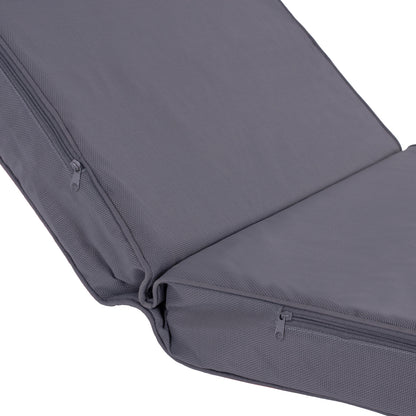 Sunbed Cushion Hm11237.30t Textline Grey 194(114+1+73)x72x11hcm.