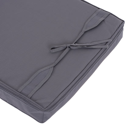 Sunbed Cushion Sifnos Textline Grey Hm11236.30t 196(117+1+78)x58x9cm.