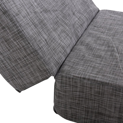 Sunbed Cushion Textline Grey Sifnos Hm11761.10 200(120+80)x70x20hcm.