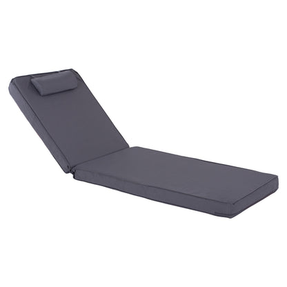 Sunbed Cushion Sifnos Textline Grey Hm11236.30t 196(117+1+78)x58x9cm.