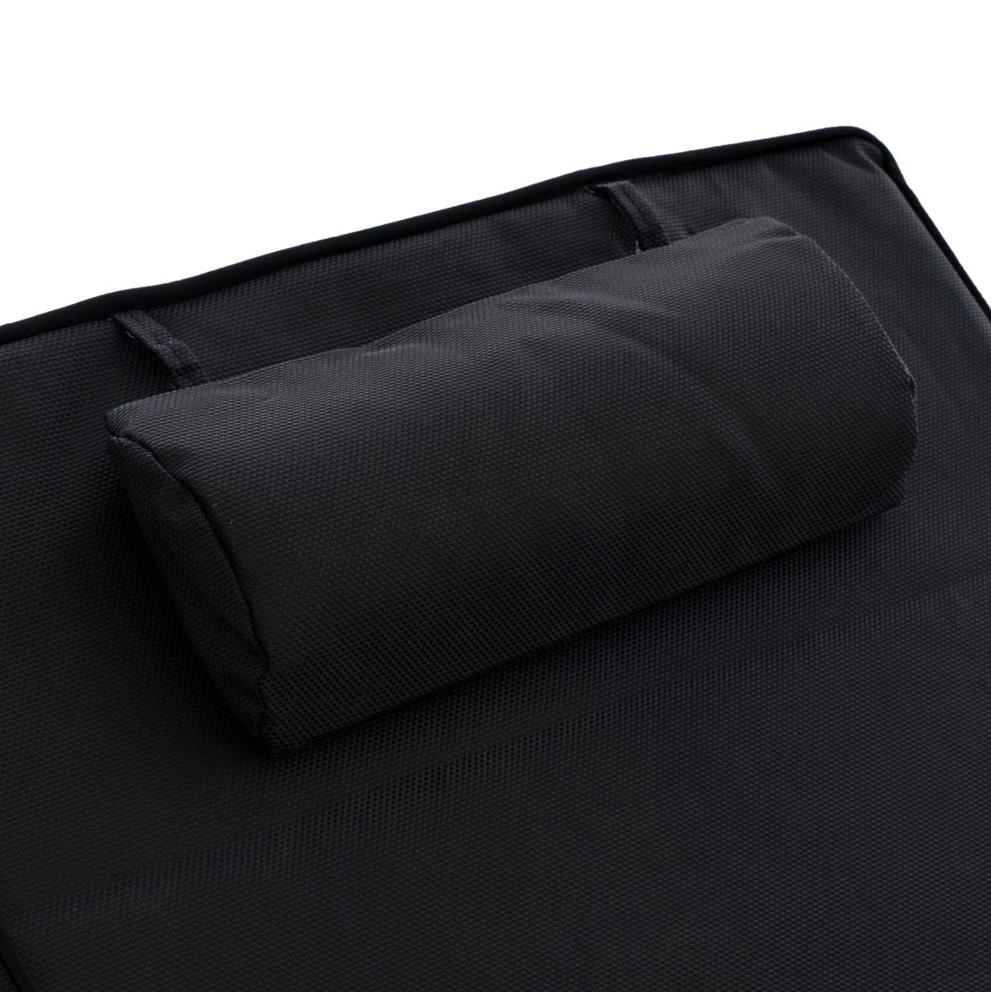 Sunbed Cushion Textline Sifnos Black Hm11236.05t 196(117+1+78)x58x8 Cm