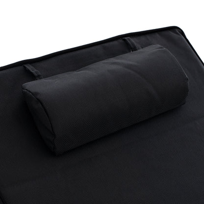 Sunbed Cushion Textline Sifnos Black Hm11236.05t 196(117+1+78)x58x8 Cm