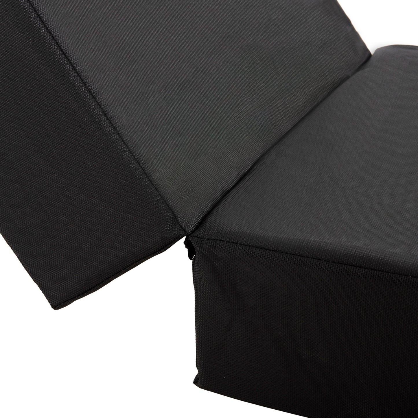 Sunbed Cushion Textline Sifnos Black Hm11761.01 200(120+80)x70x20hcm.