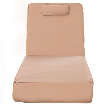 Sunbed Cushion Textline Sifnos Mocha Fb911761.04 200(120+80)x70x20hcm.