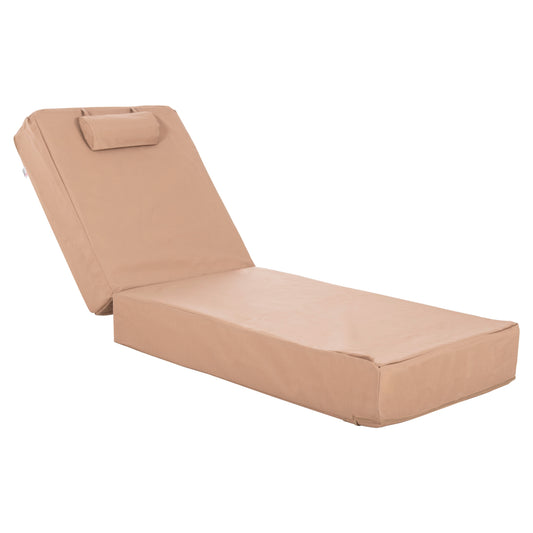 Sunbed Cushion Textline Sifnos Mocha Fb911761.04 200(120+80)x70x20hcm.
