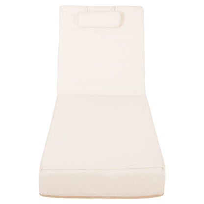 Sunbed Cushion Textline Sifnos Beige Fb911761.02 200(120+80)x70x20hcm.
